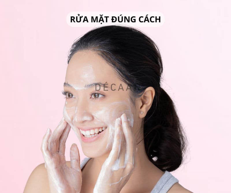 Rửa mặt đúng cách